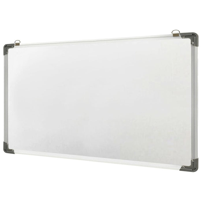 Lavagna magnetica per scuola casa ufficio 110 x 60 cm acciaio bianco 02_0045440