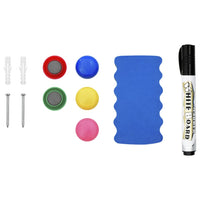 Lavagna Magnetica Bianca 110x60 cm in Acciaio 150737