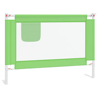 Sponda Letto di Sicurezza per Bambini Verde 90x25 cm in Tessuto 10189