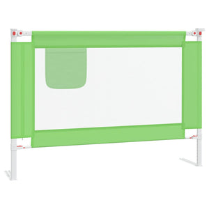 Sponda Letto di Sicurezza per Bambini Verde 90x25 cm in Tessuto 10189