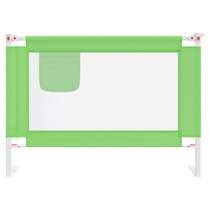 Sponda Letto di Sicurezza per Bambini Verde 90x25 cm in Tessuto 10189