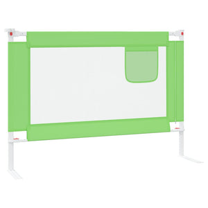 Sponda Letto di Sicurezza per Bambini Verde 90x25 cm in Tessuto 10189