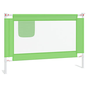 Sponda Letto di Sicurezza per Bambini Verde 100x25cm in Tessuto 10190