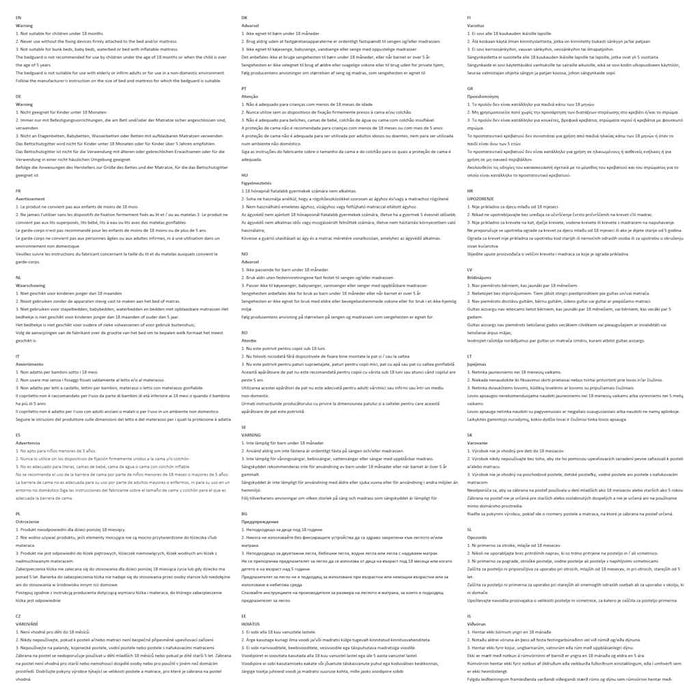 Sponda Letto di Sicurezza per Bambini Rosa 120x25 cm Tessuto 10200