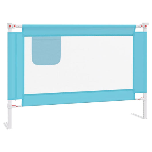 Sponda Letto di Sicurezza per Bambini Blu 100x25 cm in Tessuto 10208