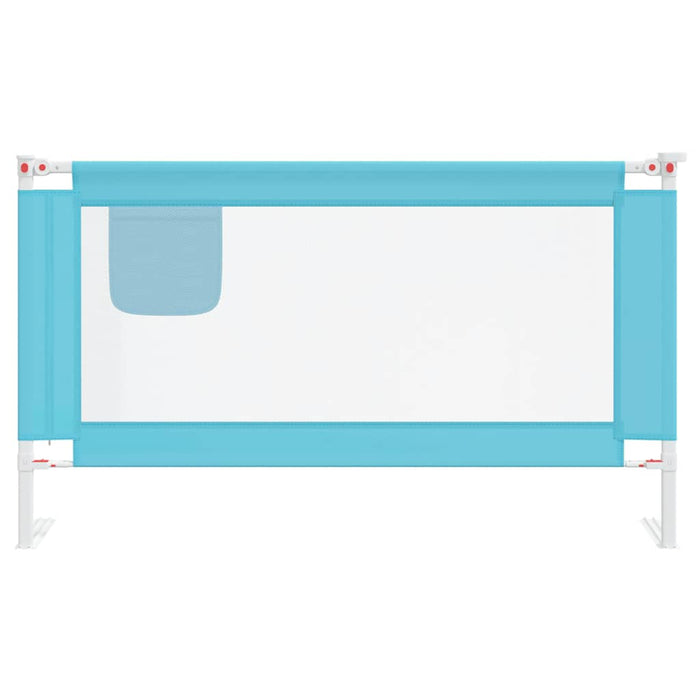 Sponda Letto di Sicurezza per Bambini Blu 140x25 cm in Tessuto 10210