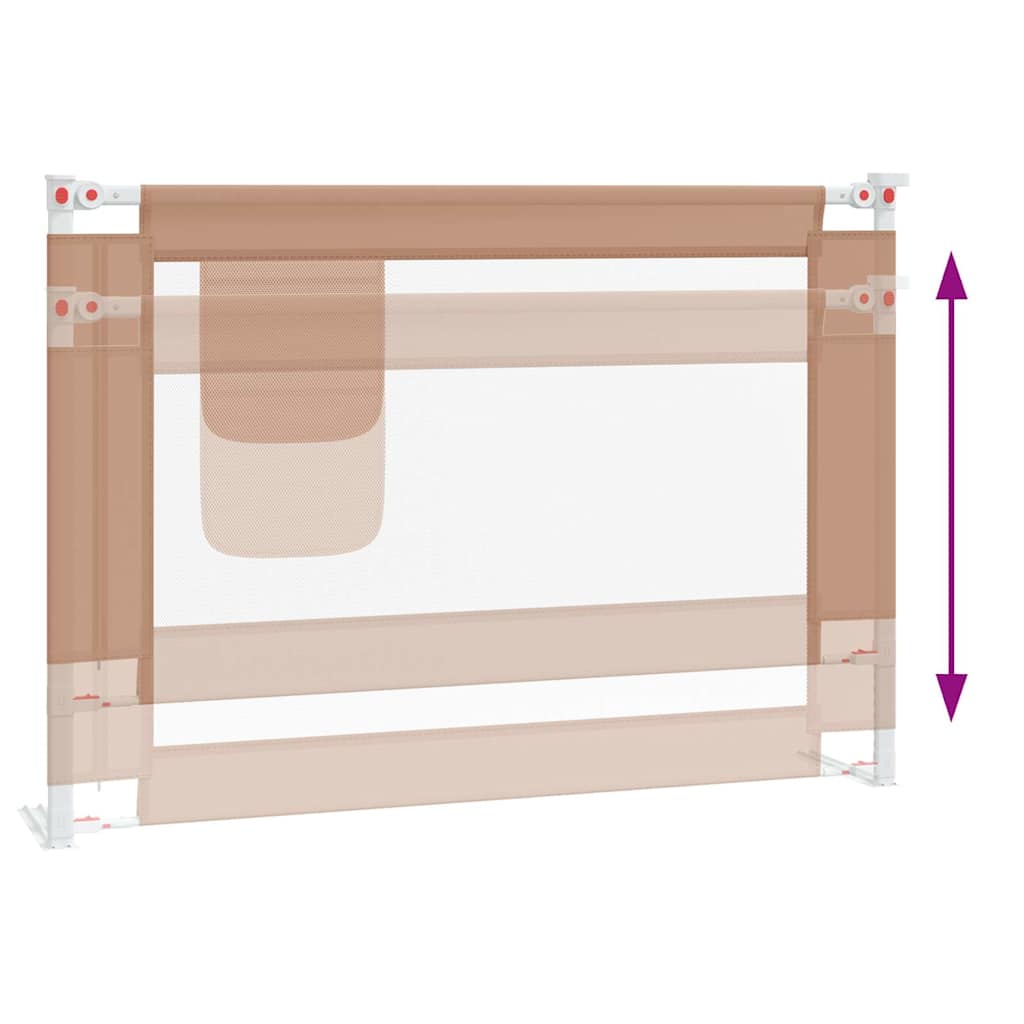 Sponda Letto di Sicurezza per Bambini Talpa 90x25 cm in Tessuto 10216