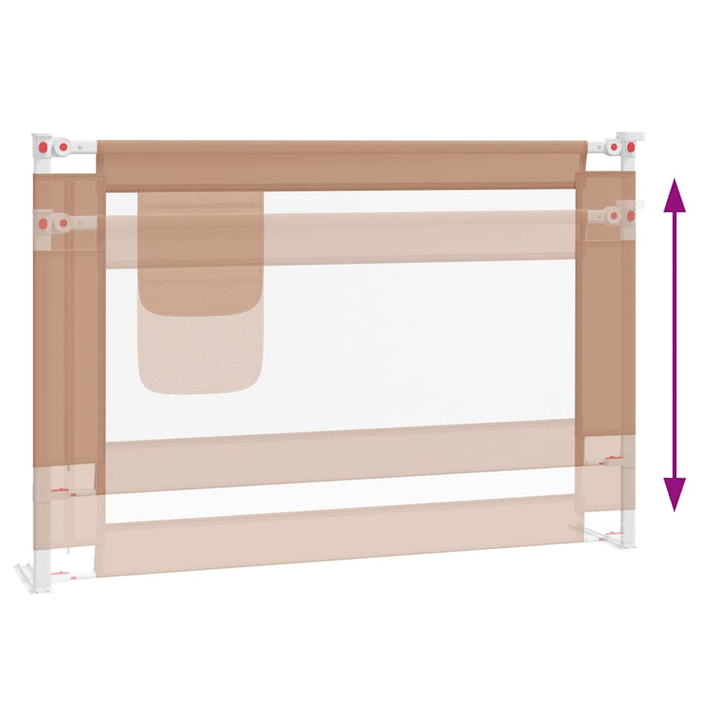 Sponda Letto di Sicurezza per Bambini Talpa 100x25cm in Tessuto 10217