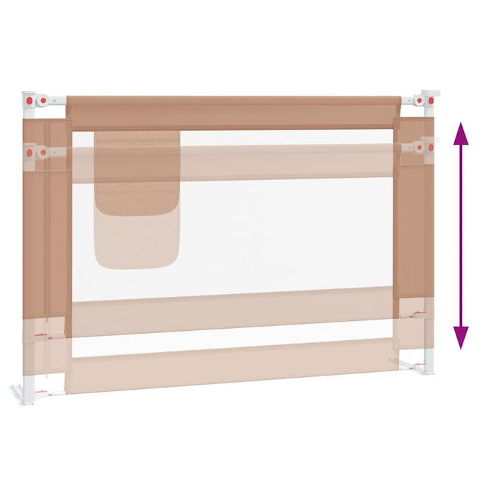 Sponda Letto di Sicurezza per Bambini Talpa 100x25cm in Tessuto 10217