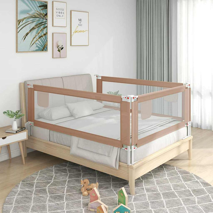 Sponda Letto di Sicurezza per Bambini Talpa 160x25cm in Tessuto