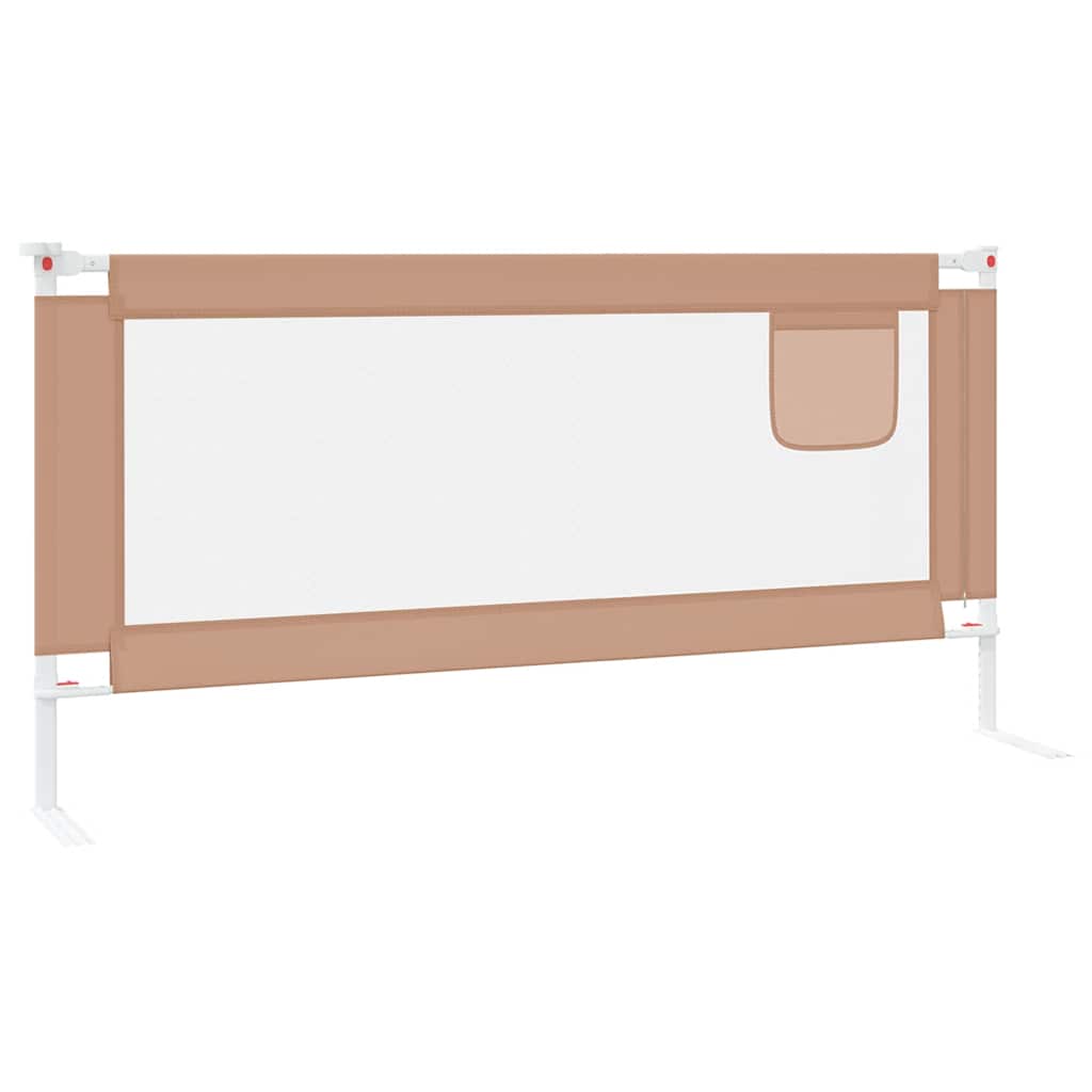 Sponda Letto di Sicurezza per Bambini Talpa 190x25cm in Tessuto