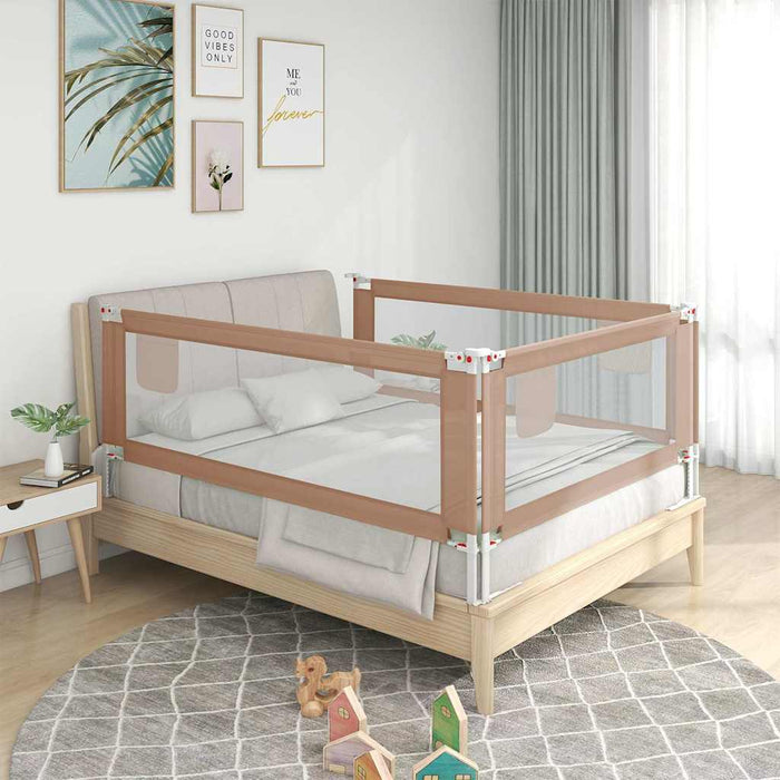 Sponda Letto di Sicurezza per Bambini Talpa 200x25cm in Tessuto 10224