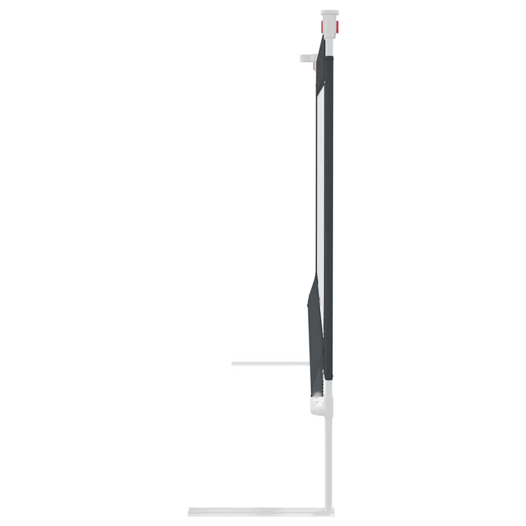 Sponda Letto Sicurezza Bambini Grigio Scuro 100x25 cm Tessuto cod mxl 78073