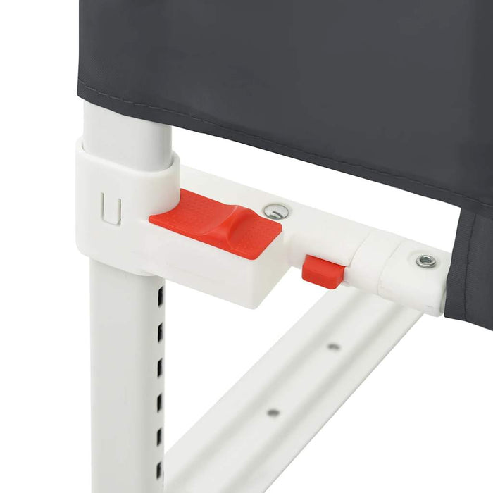 Sponda Letto Sicurezza Bambini Grigio Scuro 100x25 cm Tessuto cod mxl 78073