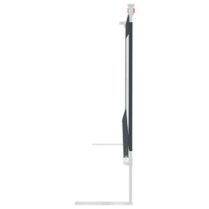 Sponda Letto Sicurezza Bambini Grigio Scuro 140x25 cm Tessuto 10228