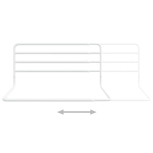 Sponda Letto di Sicurezza per Bambini (76-137)x55 cm in Ferro 10234