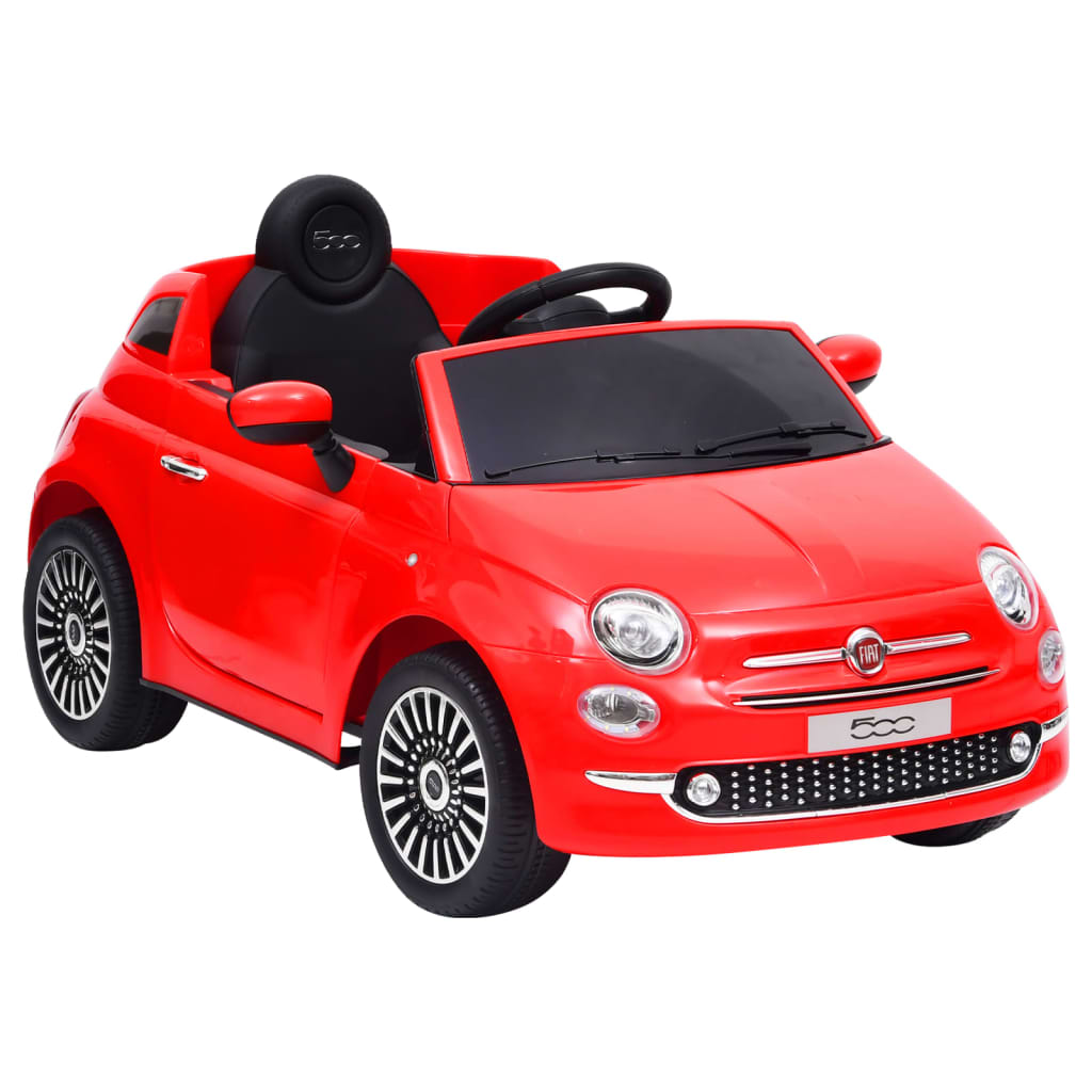 Auto elettrica per bambini fiat 500 rossa 02_0005272