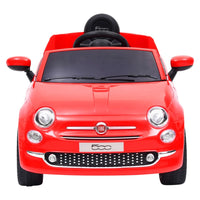 Auto elettrica per bambini fiat 500 rossa 02_0005272