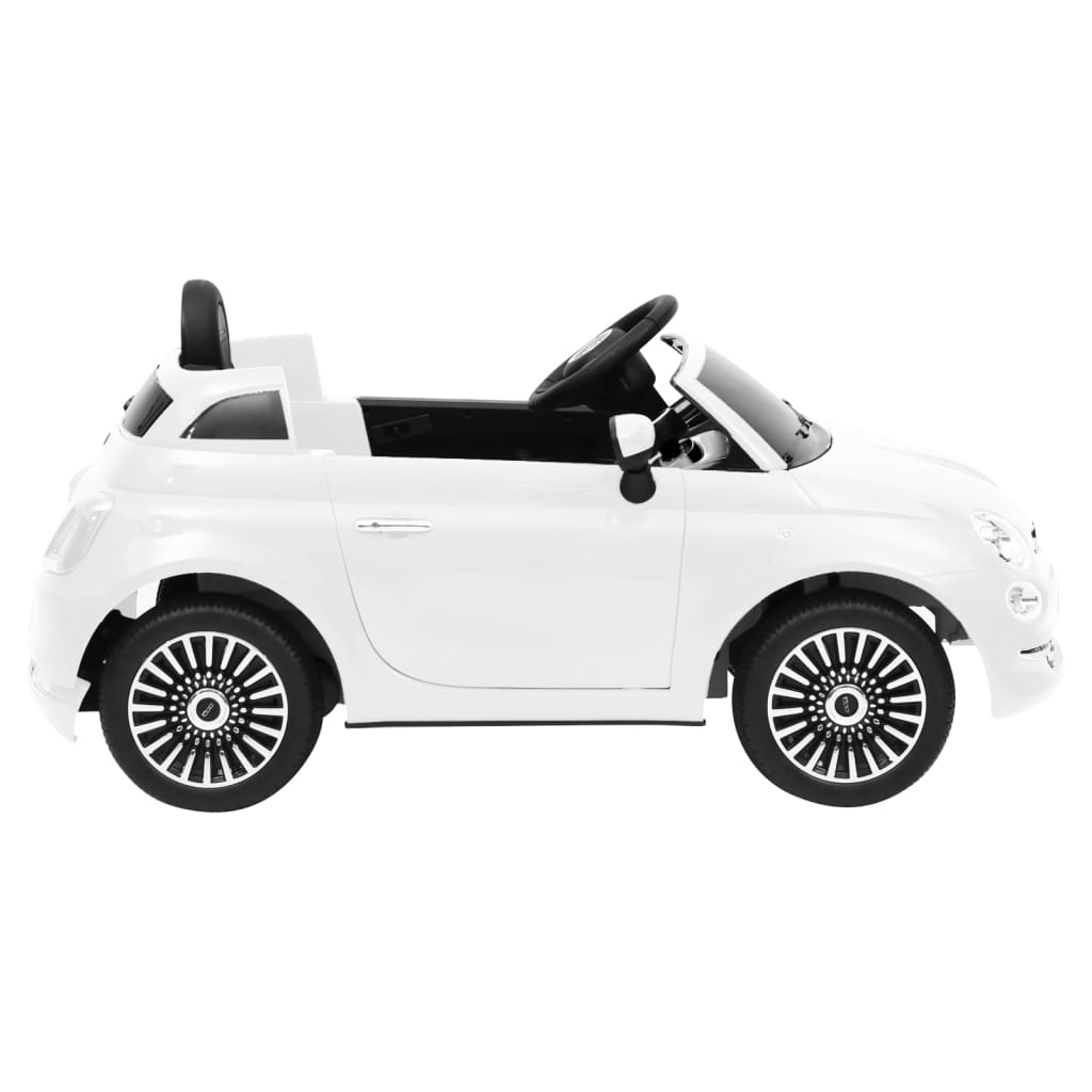 Auto elettrica per bambini fiat 500 bianca 02_0005277