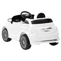 Auto elettrica per bambini fiat 500 bianca 02_0005277