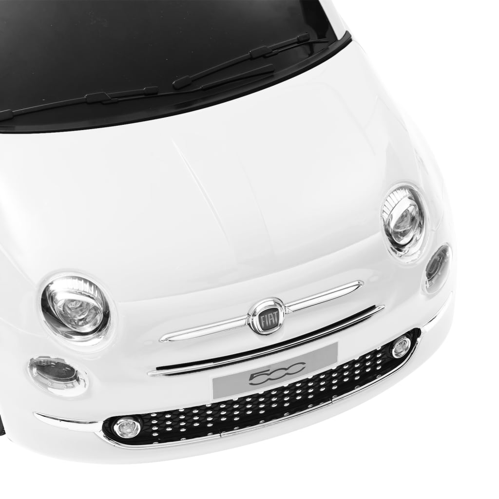 Auto elettrica per bambini fiat 500 bianca 02_0005277