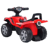 Quad Cavalcabile per Bambini Buon Anno Rosso 80319
