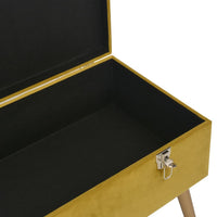 Panca panca con vano portaoggetti 80 cm velluto giallo senape 02_0010882