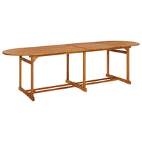 Tavolo da Pranzo per Esterni 280x90x75cm Legno Massello Acacia cod mxl 34103
