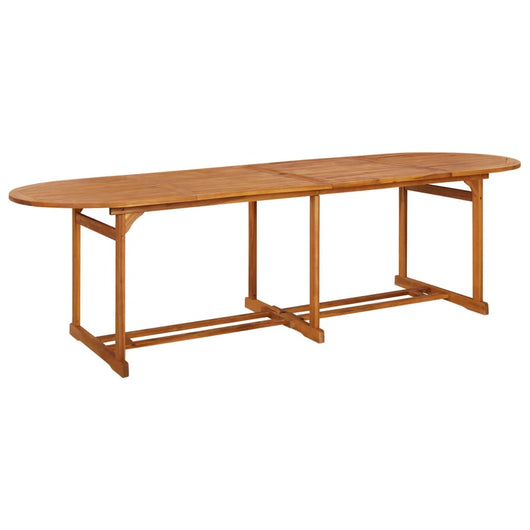 Tavolo da Pranzo per Esterni 280x90x75cm Legno Massello Acacia cod mxl 34103