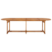 Tavolo da Pranzo per Esterni 280x90x75cm Legno Massello Acacia cod mxl 34103