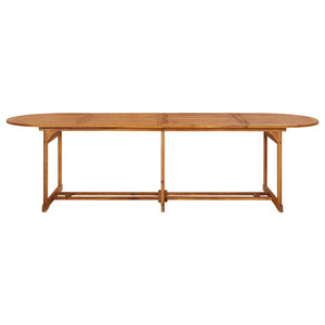 Tavolo da Pranzo per Esterni 280x90x75cm Legno Massello Acacia cod mxl 34103