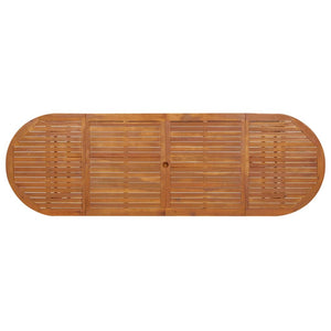 Tavolo da Pranzo per Esterni 280x90x75cm Legno Massello Acacia 315950