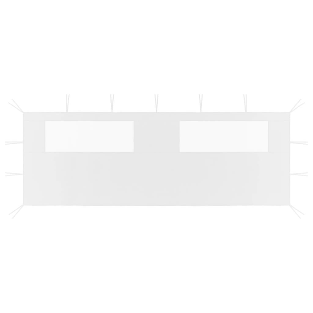 Parete con Finestre per Gazebo 6x2 m Biancacod mxl 72722