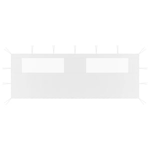 Parete con Finestre per Gazebo 6x2 m Biancacod mxl 72722