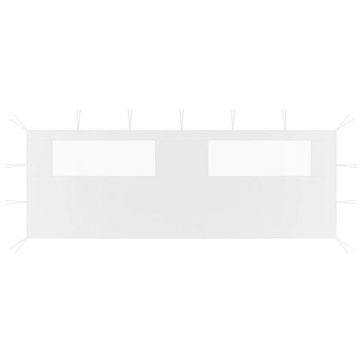 Parete con Finestre per Gazebo 6x2 m Biancacod mxl 72722