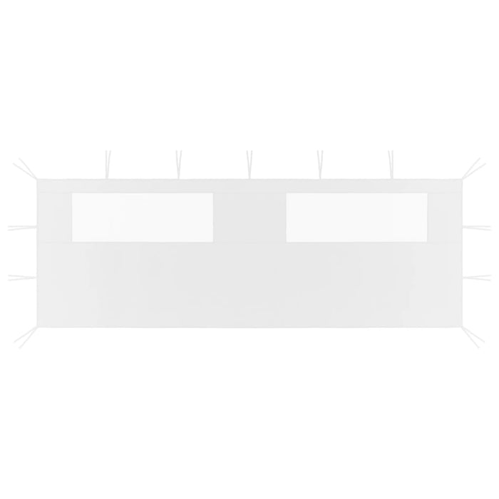 Parete con Finestre per Gazebo 6x2 m Biancacod mxl 72722