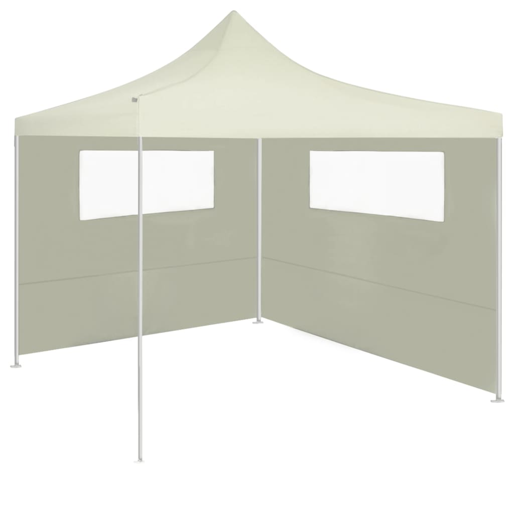Pareti con Finestre per Gazebo 2 pz Crema cod mxl 73190
