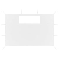 Pareti con Finestre per Gazebo 2 pz Bianche 3070420
