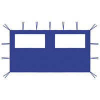 Parete con Finestre per Gazebo 4x2 m Blucod mxl 96708