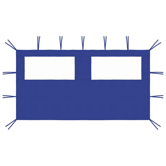 Parete con Finestre per Gazebo 4x2 m Blucod mxl 96708