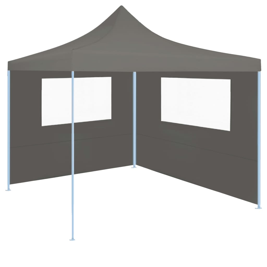 Parete con Finestre per Gazebo 4x2 m Antracite cod mxl 78680