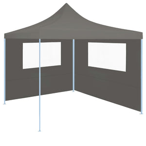 Parete con Finestre per Gazebo 4x2 m Antracite cod mxl 78680