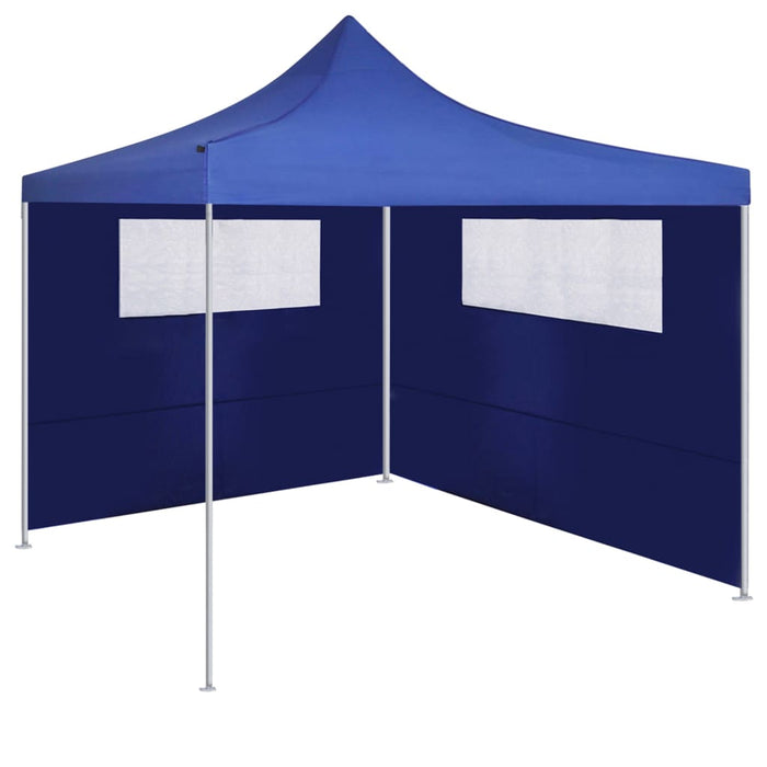 Pareti con Finestre per Gazebo 2 pz Blu 3070426