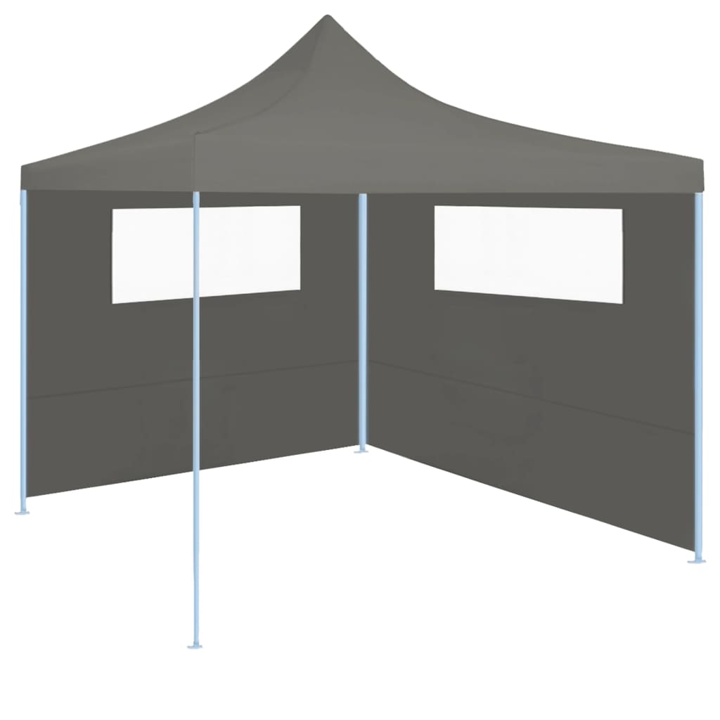 Pareti con Finestre per Gazebo 2 pz Antracite 3070427