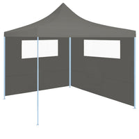 Pareti con Finestre per Gazebo 2 pz Antracite 3070427