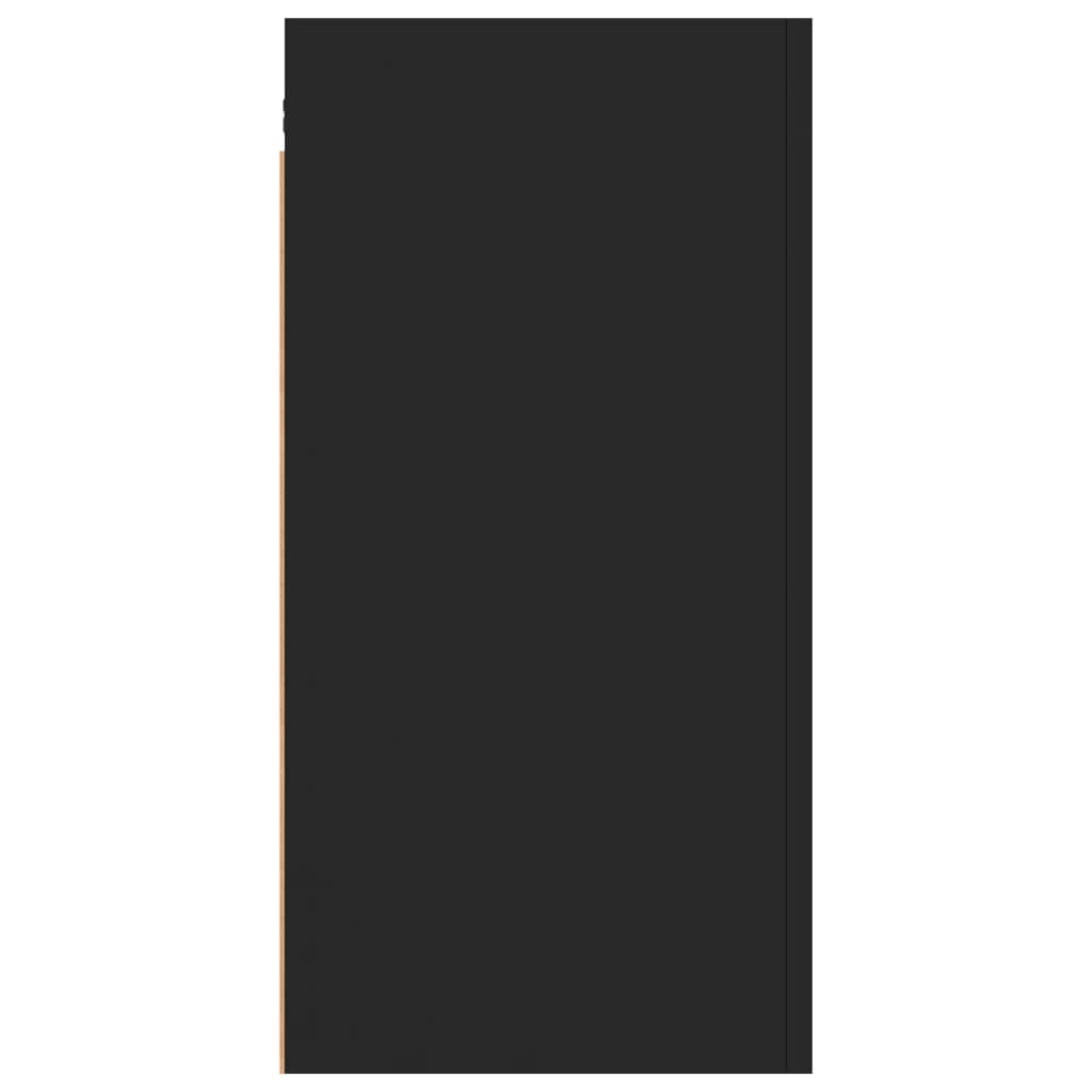 Mobili TV 2 pz Neri 30,5x30x60 cm in Legno Multistrato 803329