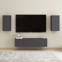 Mobile TV Grigio 30,5x30x60 cm in Truciolato cod mxl 12409