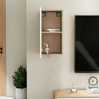 Mobile TV-Credenza TV-Console TV Bianco Rovere Sonoma 30,5x30x60 cm Legno Multistrato