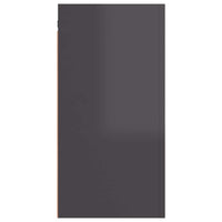 Mobile Porta TV Grigio Lucido 30,5x30x60 cm Legno Multistrato 803342