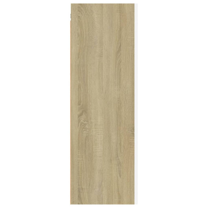 Mobile TV Bianco e Rovere Sonoma 30,5x30x90 cm in Truciolato